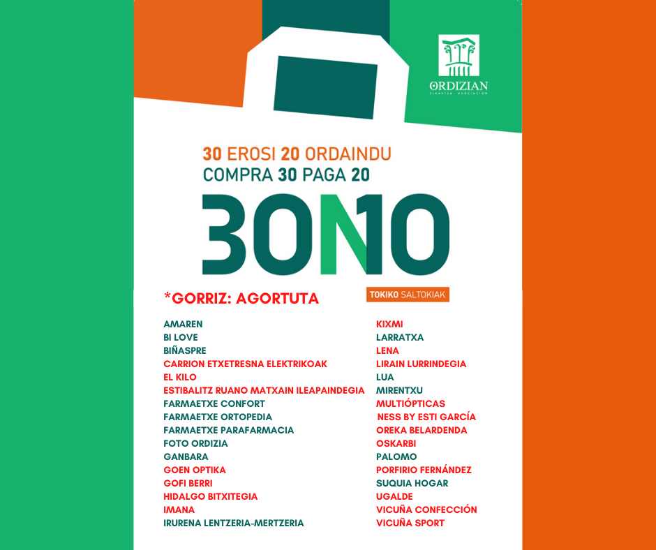 EUSKADI BONO DENDA 16