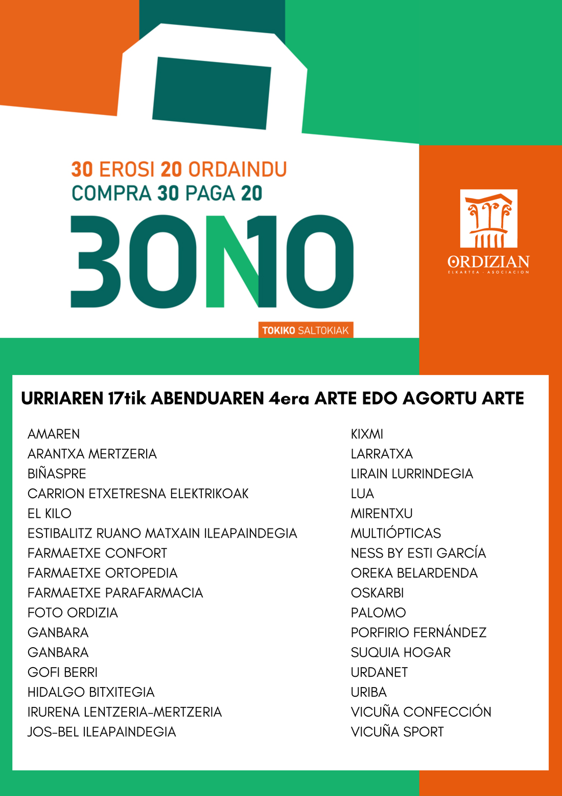 EUSKADI BONO DENDA oct22 Poster vertical