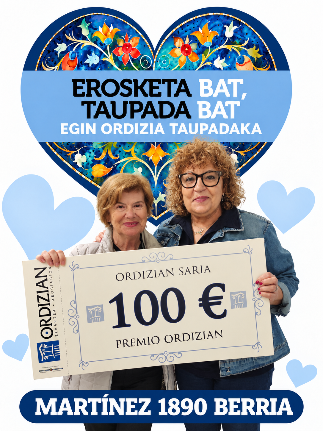 Ganadoras con vale de 100