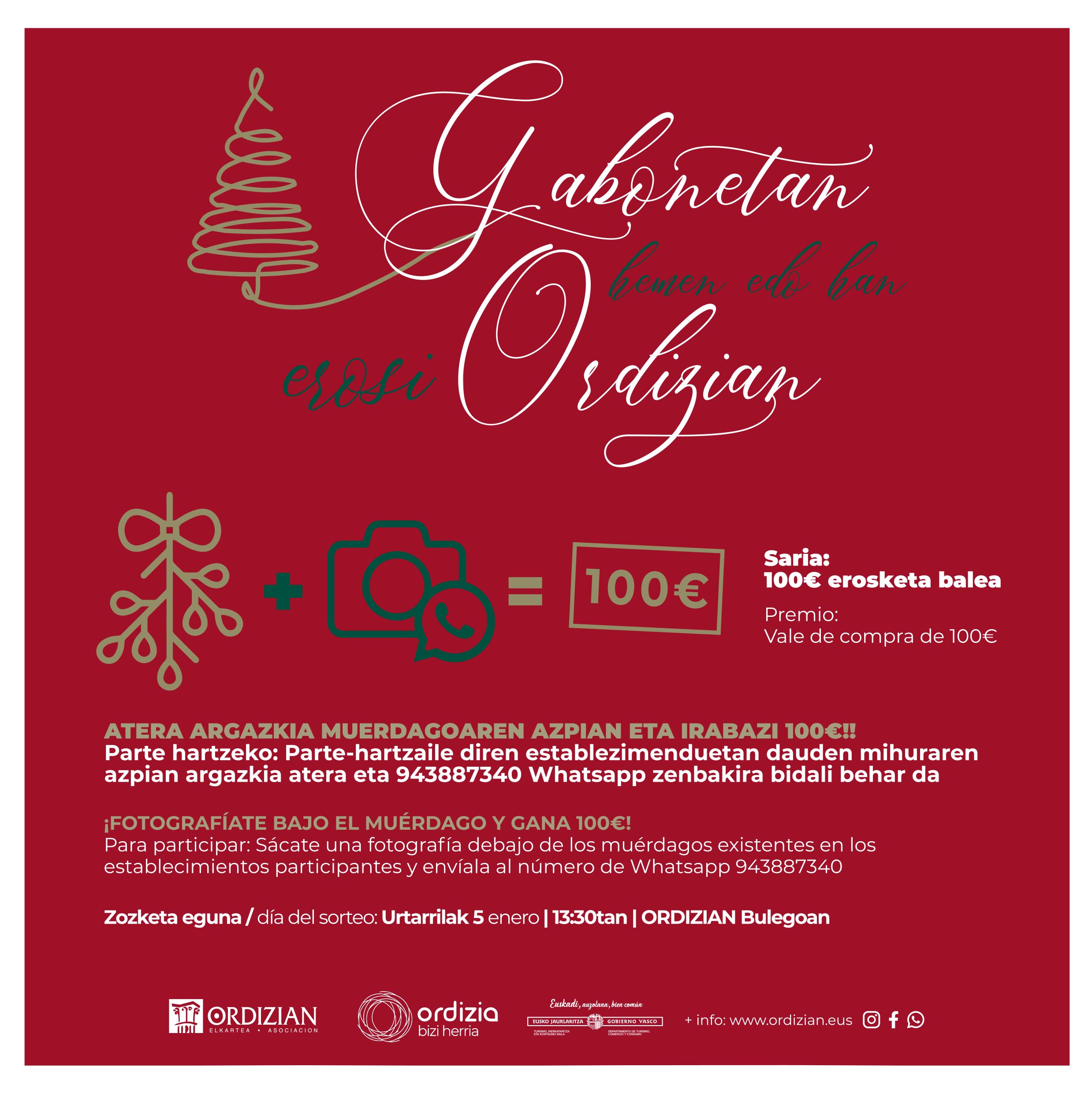 Instagram concurso muérdago corregido