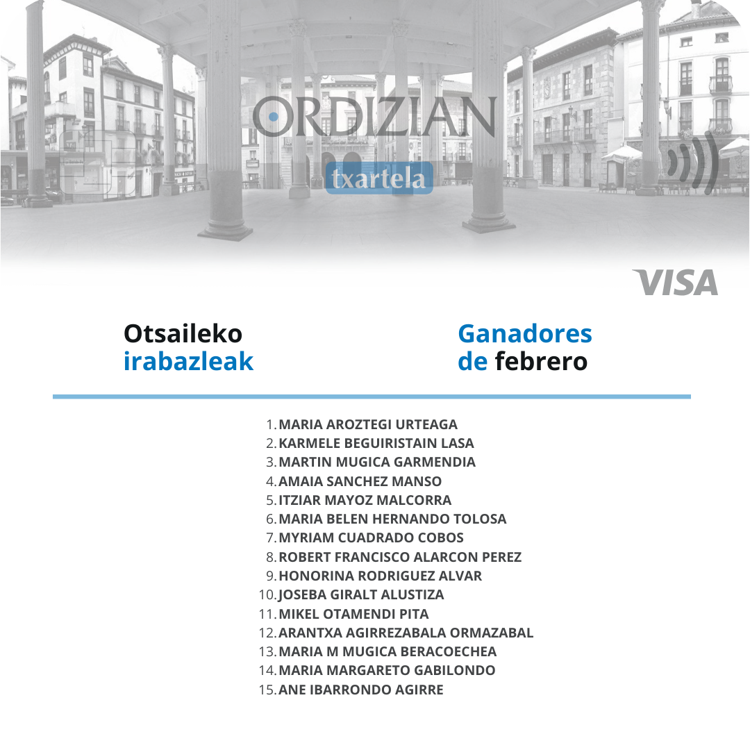 VISA ORDIZIAN 2024 HISTORIA Post de Instagram