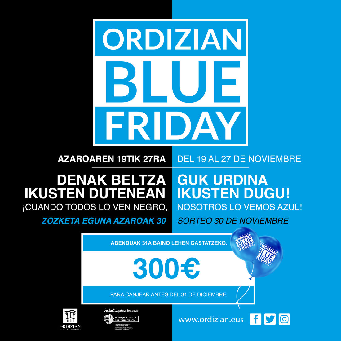 blueFRIDAY2021 INSTAGRAM kartela