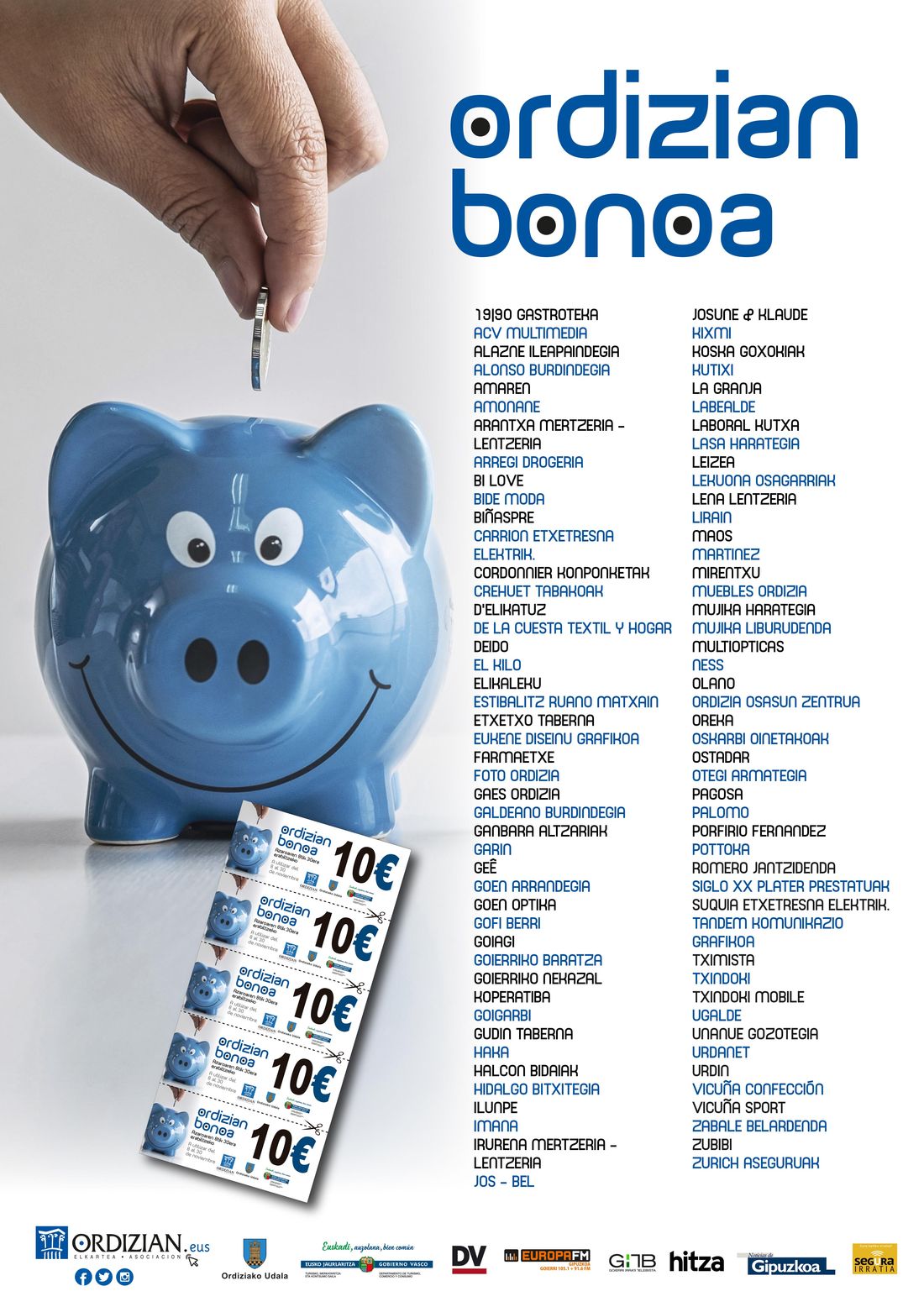 cartel Ordizian bonoa 2019 con socios