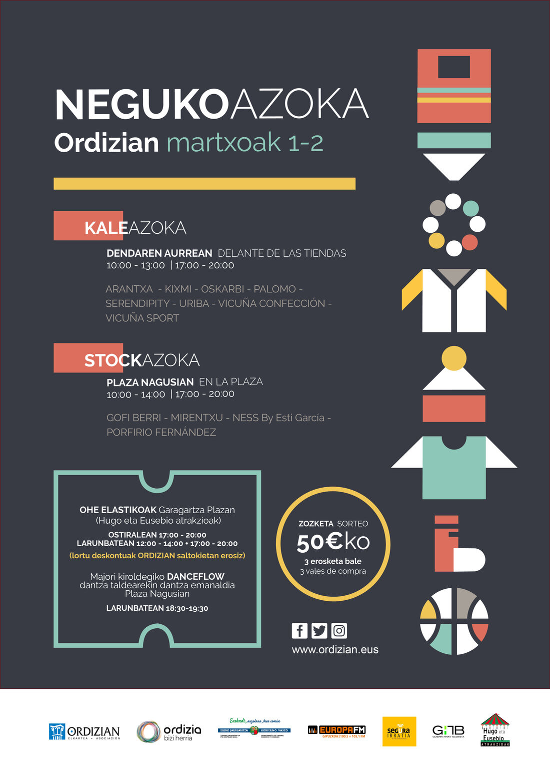 stockORDIZIA martxoa2024