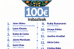 Cartel de ganadores 100 euro irabazleak