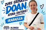 Anuncio de premio Ordizian con ganadora
