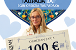 Ganadora con vale de 100