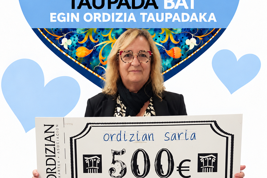Ganadora con premio de 500